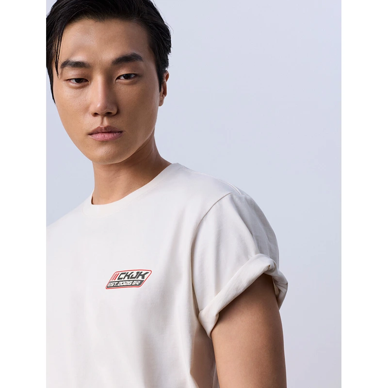 Jung Kook for Calvin Klein Logo Badge Relaxed T-Shirt - Image 6