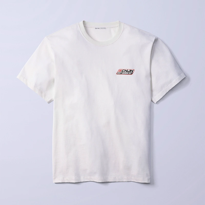 Jung Kook for Calvin Klein Logo Badge Relaxed T-Shirt
