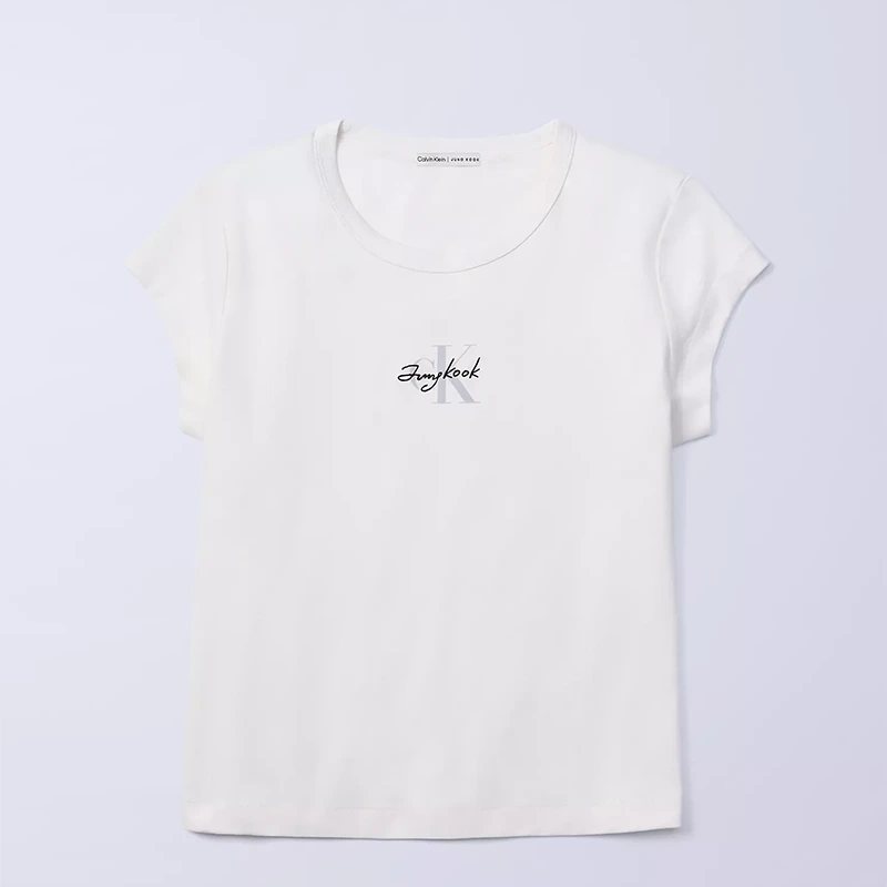 Jung Kook for Calvin Klein Monologo Baby Tee