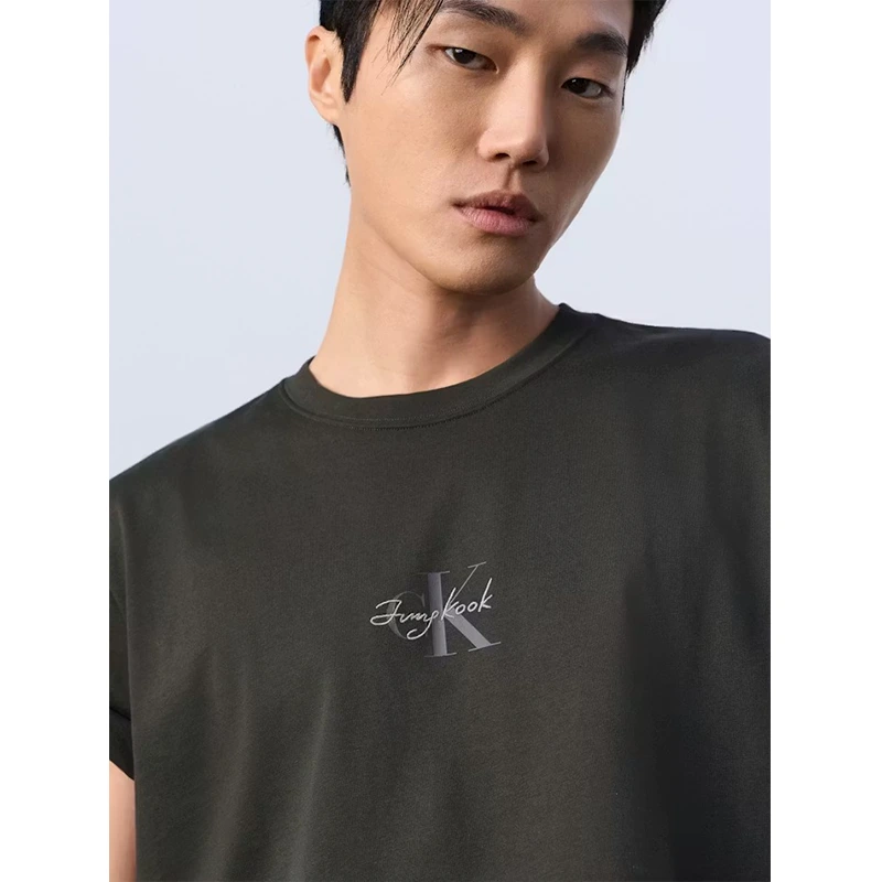 Jung Kook for Calvin Klein Monologo T-Shirt - Image 2