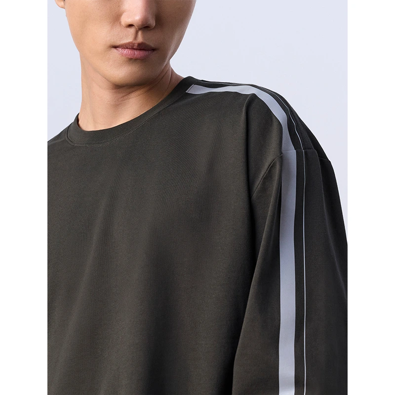 Jung Kook for Calvin Klein Racing Stripe Relaxed T-Shirt - Image 7
