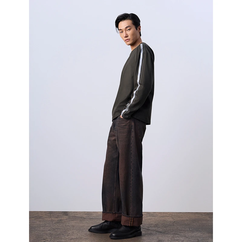 Jung Kook for Calvin Klein Racing Stripe Relaxed T-Shirt - Image 6