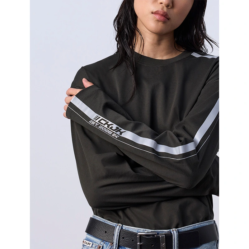 Jung Kook for Calvin Klein Racing Stripe Relaxed T-Shirt - Image 3