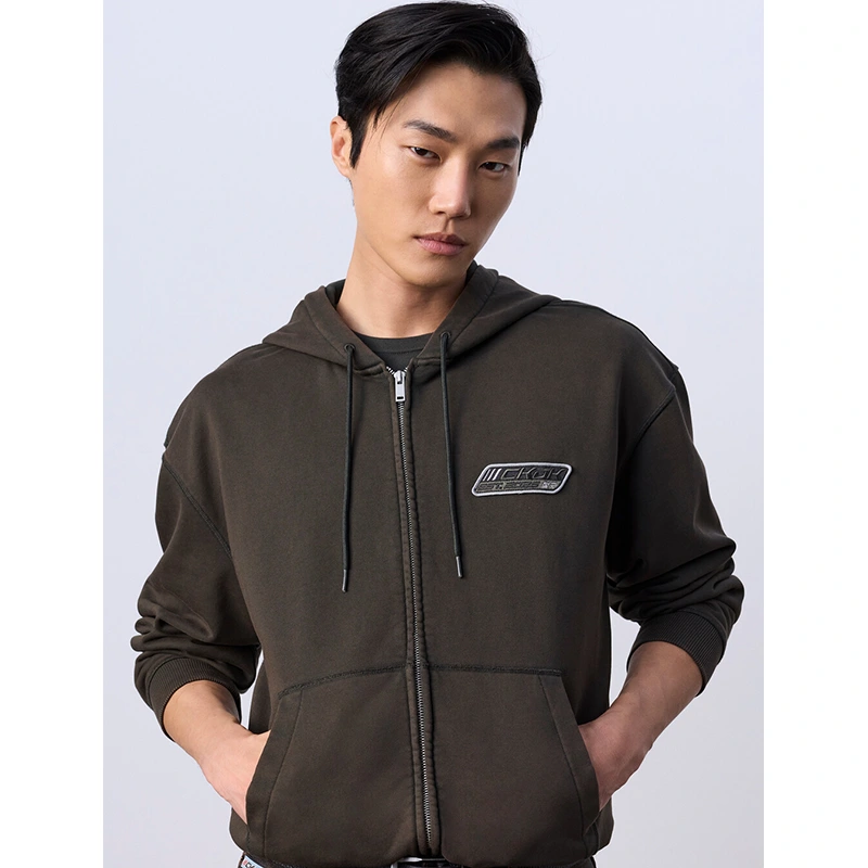 Jung Kook for Calvin Klein Terry Relaxed Hoodie - Image 3