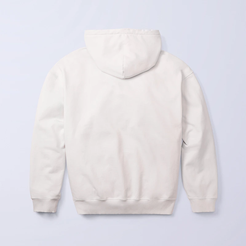 Jung Kook for Calvin Klein Terry White Relaxed Hoodie - Image 2