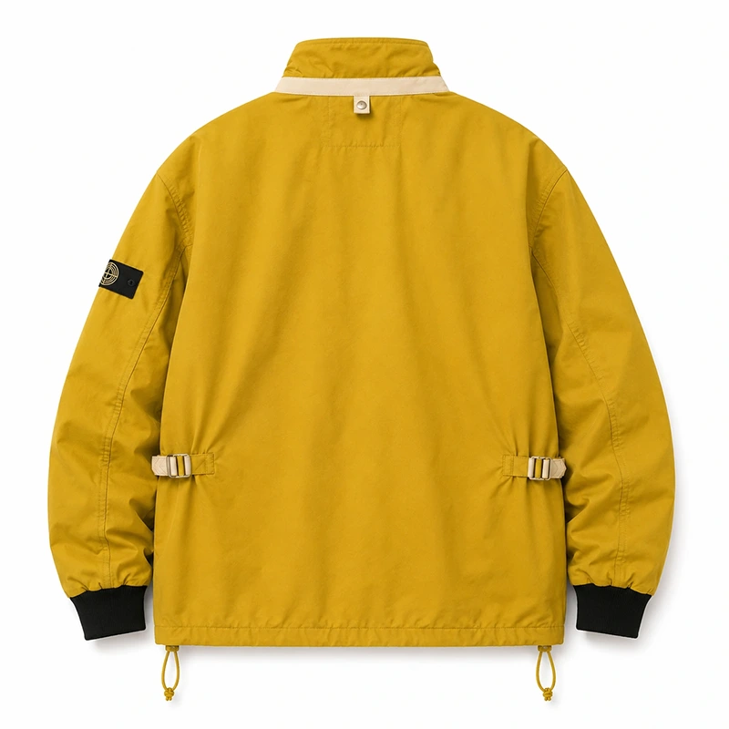 Jungkook Cyberpunk Mustard Green Jacket - Image 2