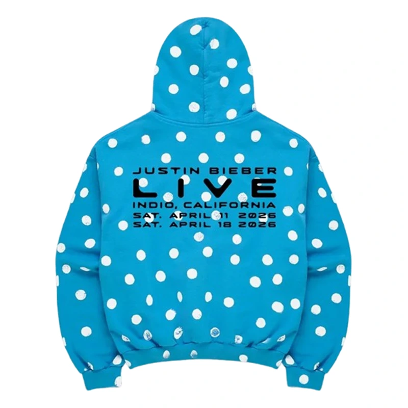 Justin Bieber Skylrk Spot Blue Pullover Hoodie - Image 2