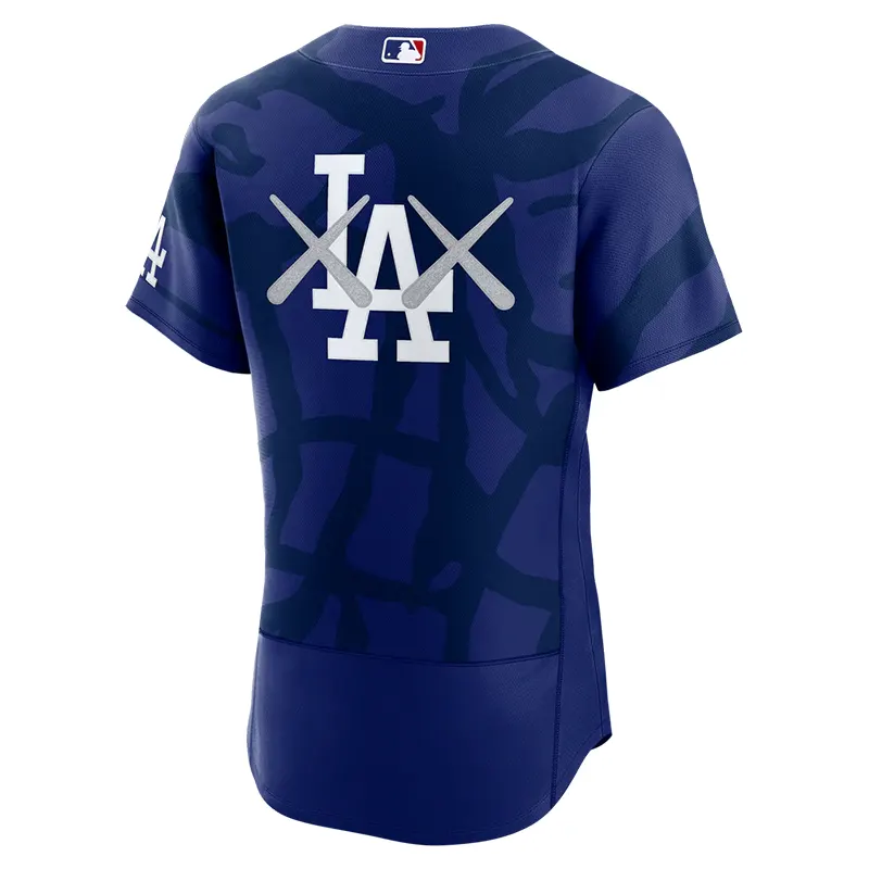 KAWS Nike MLB Authentic Los Angeles Dodgers Jersey - Image 3