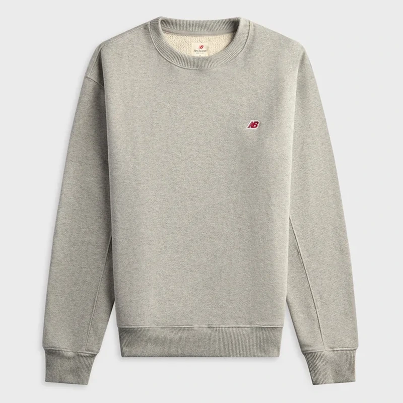 KITH x New Balance Made in USA Core Athletic Grey Crewneck Sweatshirt
