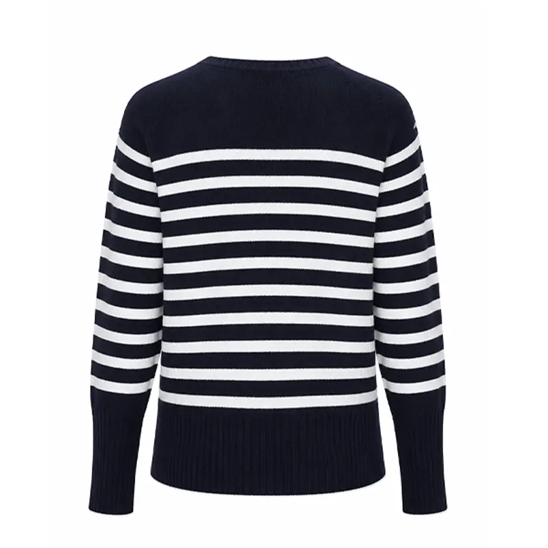 Kate Middleton Blue And White Striped Sweater - Image 3
