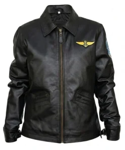 Kelly McGillis Top Gun Flight Leather Jacket