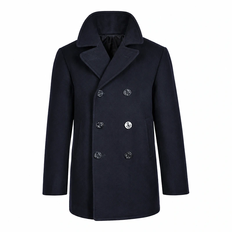 Kersey Naval Wool Peacoat