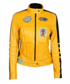 Kill Bill Vol. 1 Uma Thurman Yellow Leather Jacket