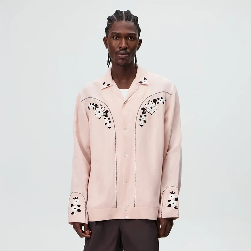 &Kin Cupro Linen Wally Shirt - Image 5