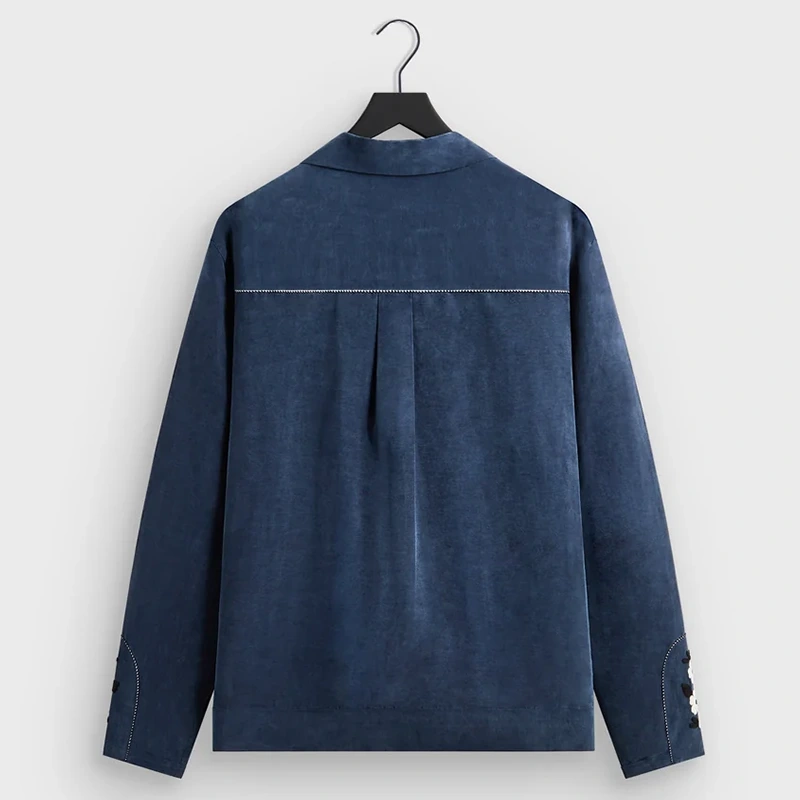&Kin Cupro Nocturnal Linen Wally Shirt - Image 2