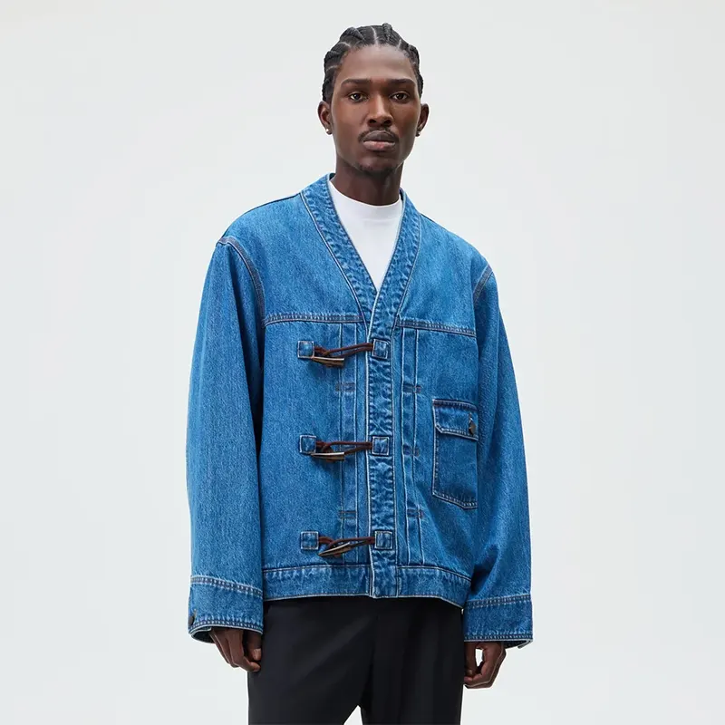 &Kin Denim Clint Trucker Jacket - Image 7