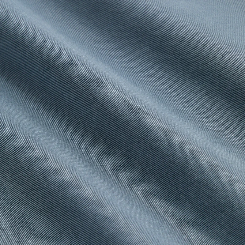 &Kin Garment Dyed Silk Collared Yardley Shirt - Image 4