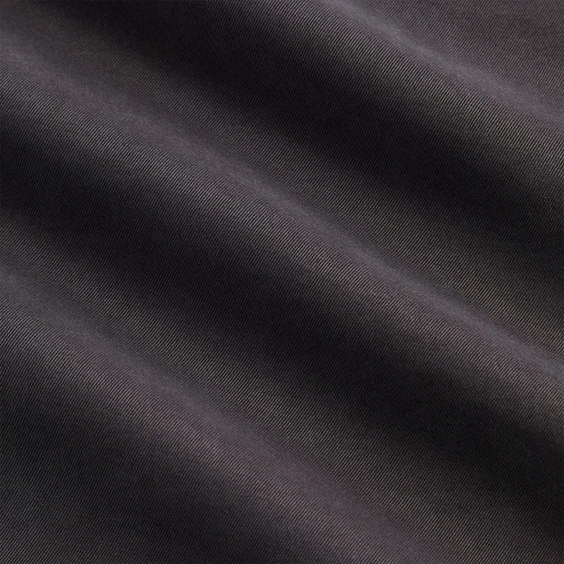 &Kin Garment Dyed Silk Collarless Yardley Shirt - Image 4