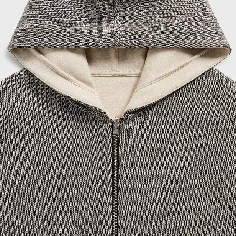 &Kin Kindling Reversible Double Face Williams V Hoodie - Image 5