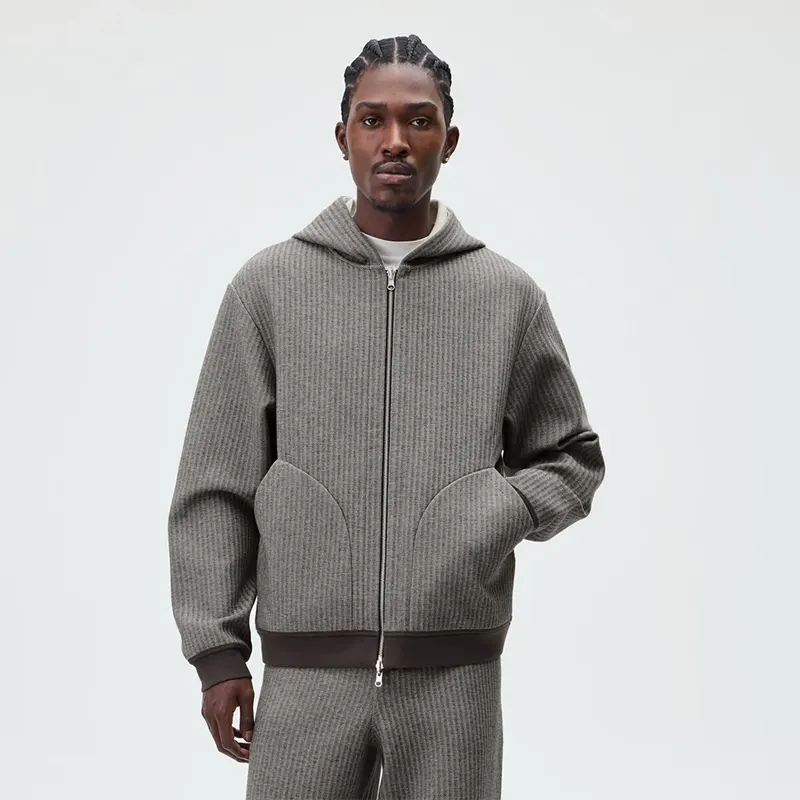 &Kin Kindling Reversible Double Face Williams V Hoodie - Image 10