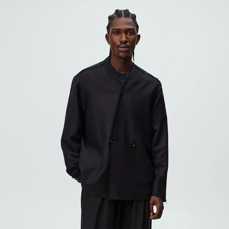 &Kin Long Sleeve Linen Viscose Twill Mathis Shirt - Image 5
