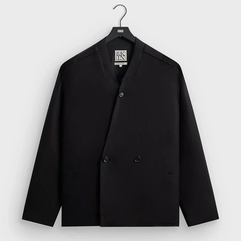 &Kin Long Sleeve Linen Viscose Twill Mathis Shirt