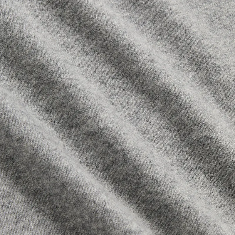&Kin Mid Heather Grey Cashmere Cyrus Turtleneck - Image 4