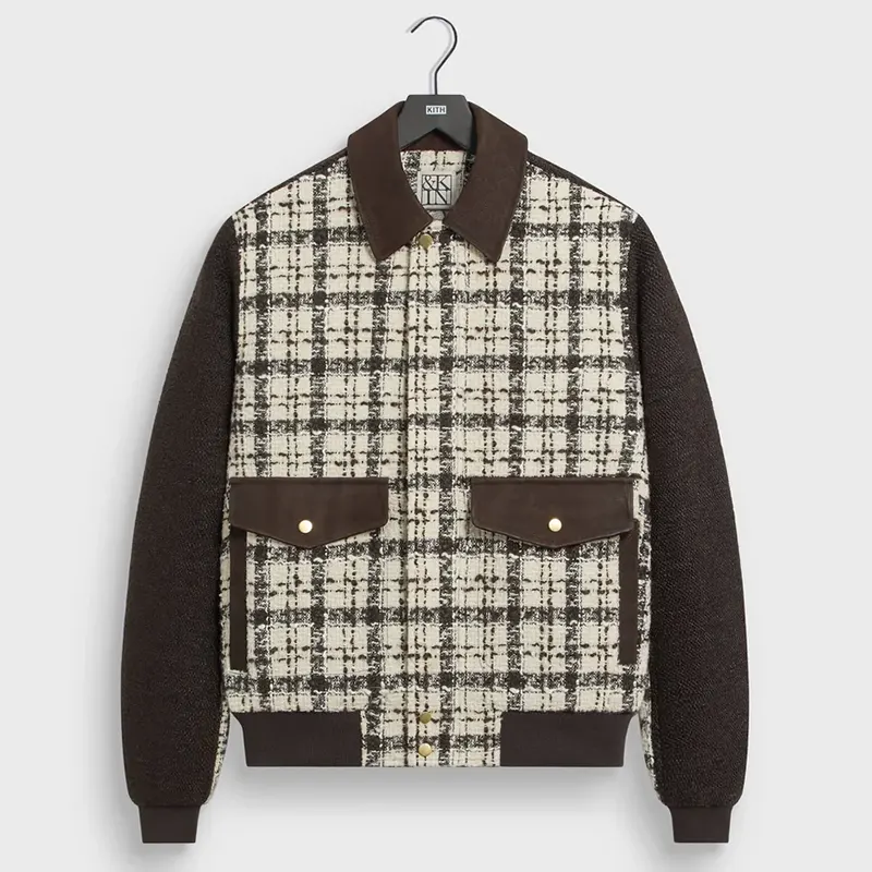 &Kin Mixed Tweed Hawthorne Flight Jacket
