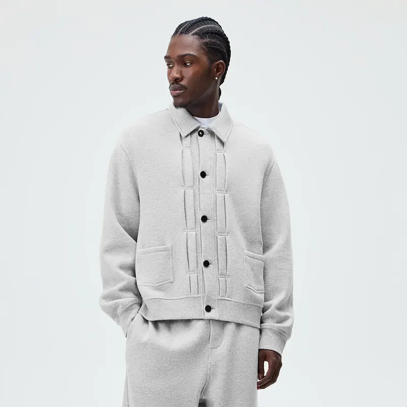 &Kin Plush Fleece Eito Workwear Jacket - Image 6