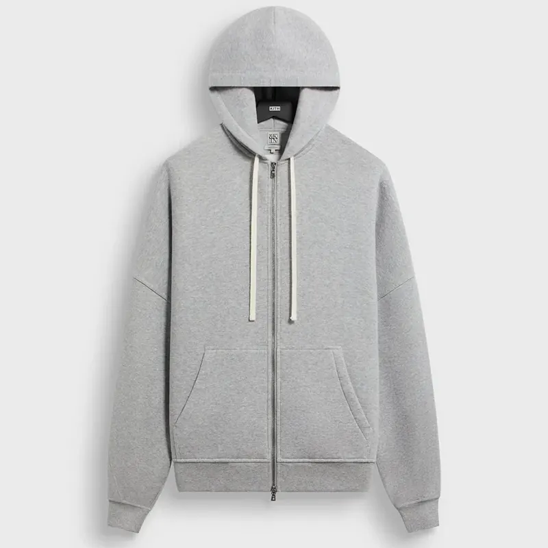 &Kin Plush Fleece Hiroshi Zip Front Hoodie