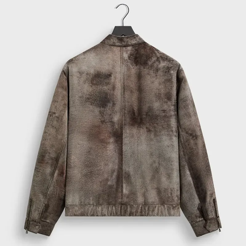 &Kin Pony Hair Cassius Moto Jacket - Image 2