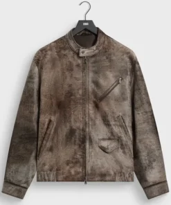&Kin Pony Hair Cassius Moto Jacket