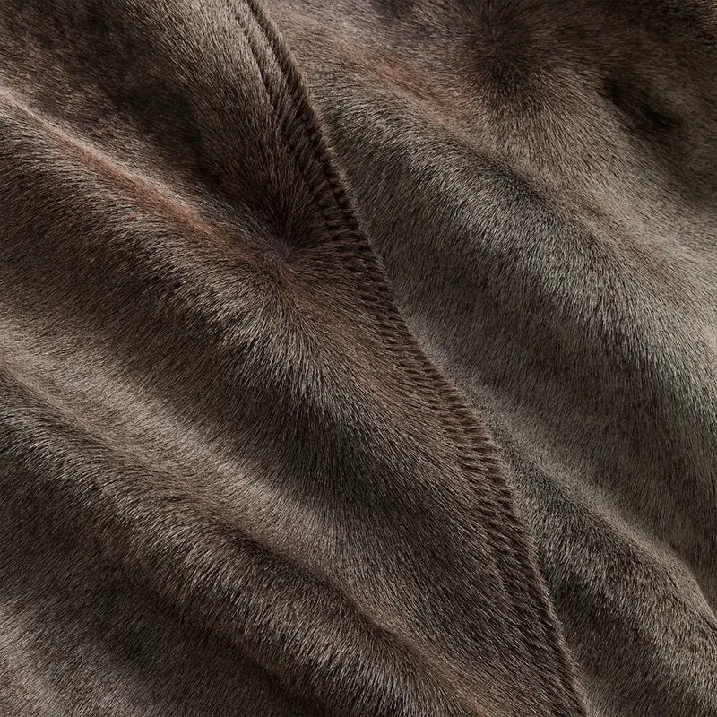 &Kin Pony Hair Cassius Moto Jacket - Image 7