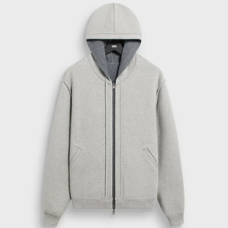 &Kin Reversible Double Face Williams V Hoodie - Image 3