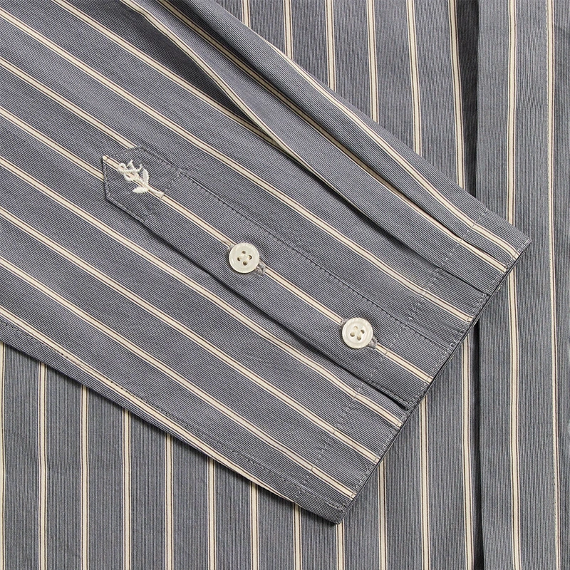 &Kin Striped Poplin Nico Shirt - Image 4