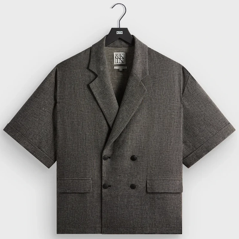 &Kin Textured Linen Ito Blazer