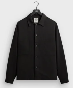&Kin Textured Viscose Ace Buttondown