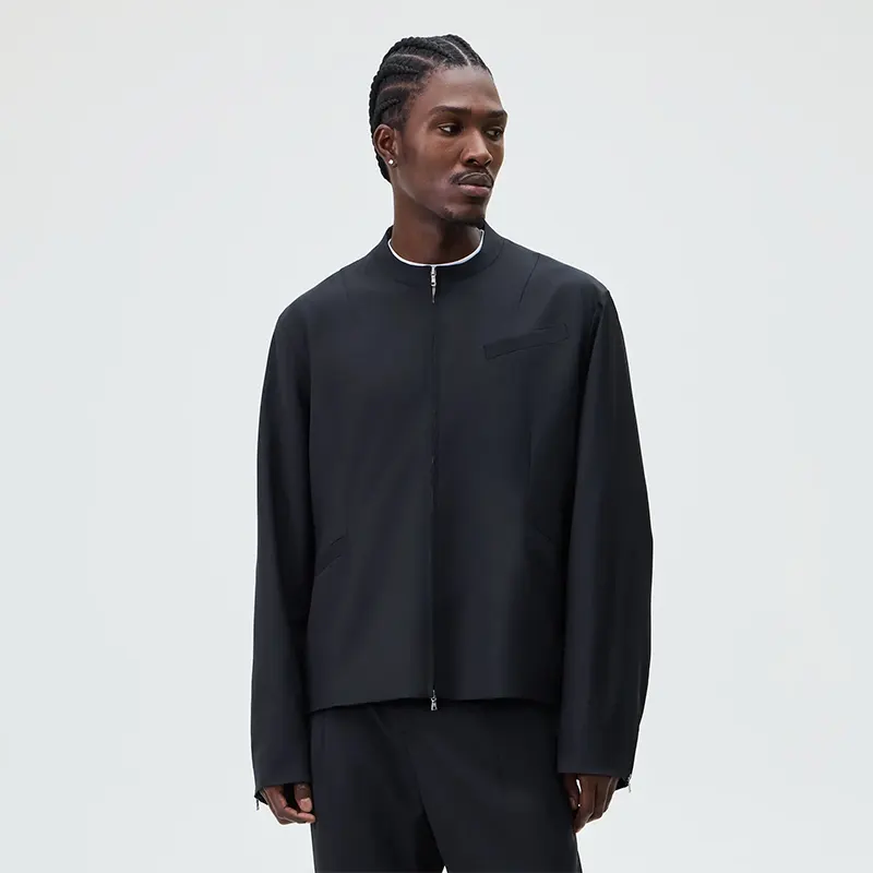&Kin Tropical Wool Denez Jacket - Image 6