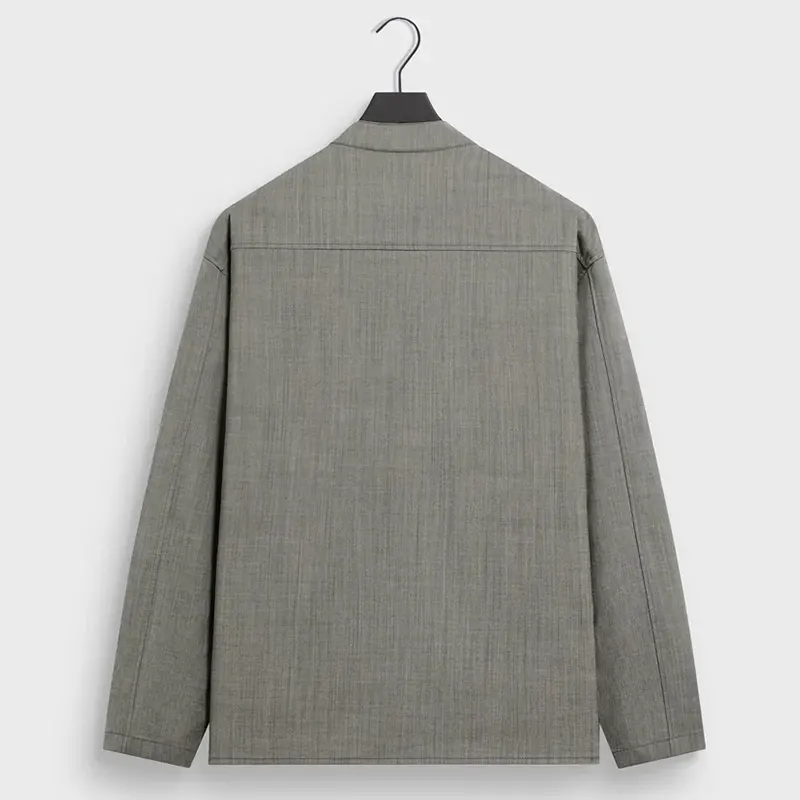 &Kin Tropical Wool Leven Shirt - Image 2
