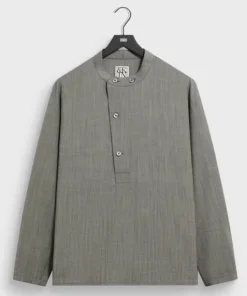 &Kin Tropical Wool Leven Shirt