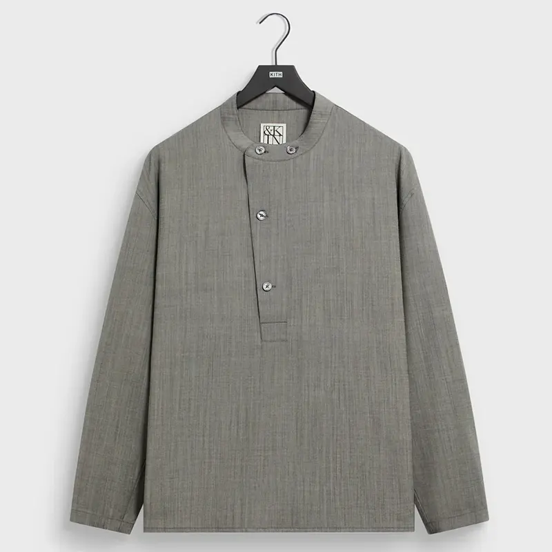 &Kin Tropical Wool Leven Shirt