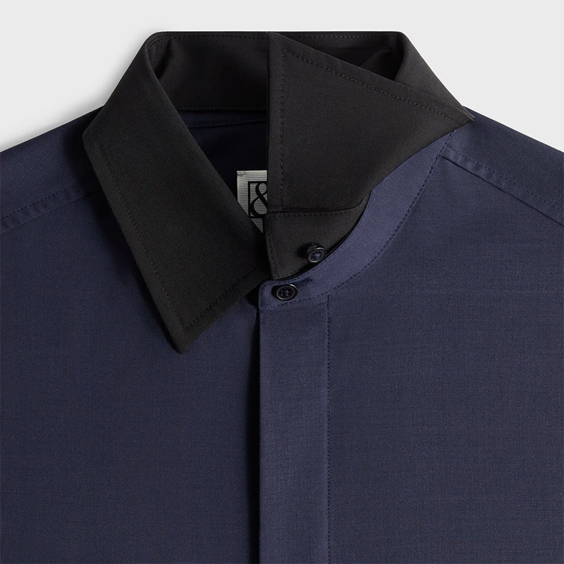 &Kin Tropical Wool Nico Shirt - Image 5