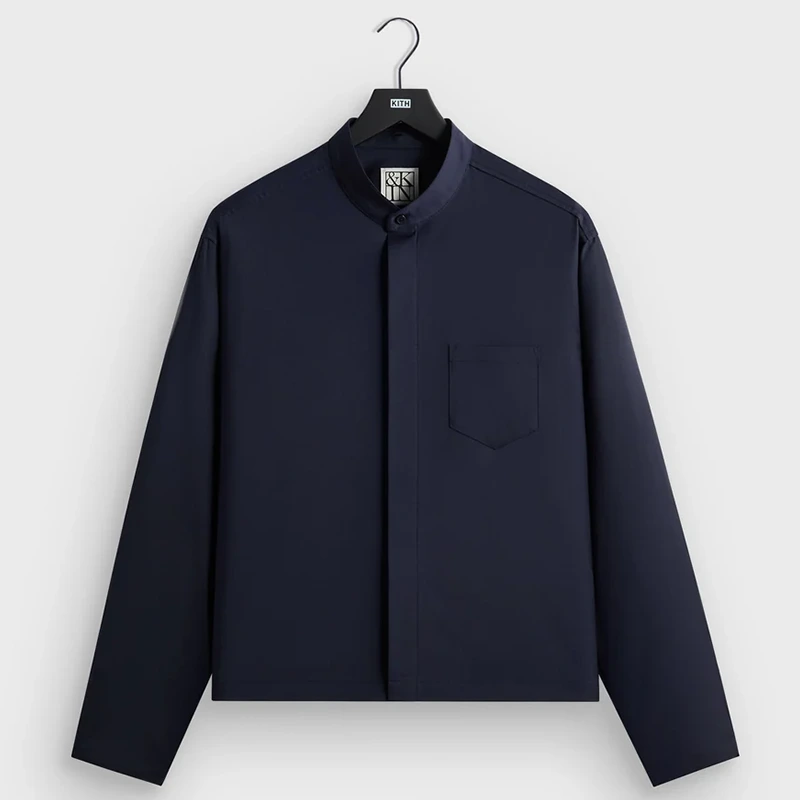 &Kin Tropical Wool Nico Shirt - Image 3