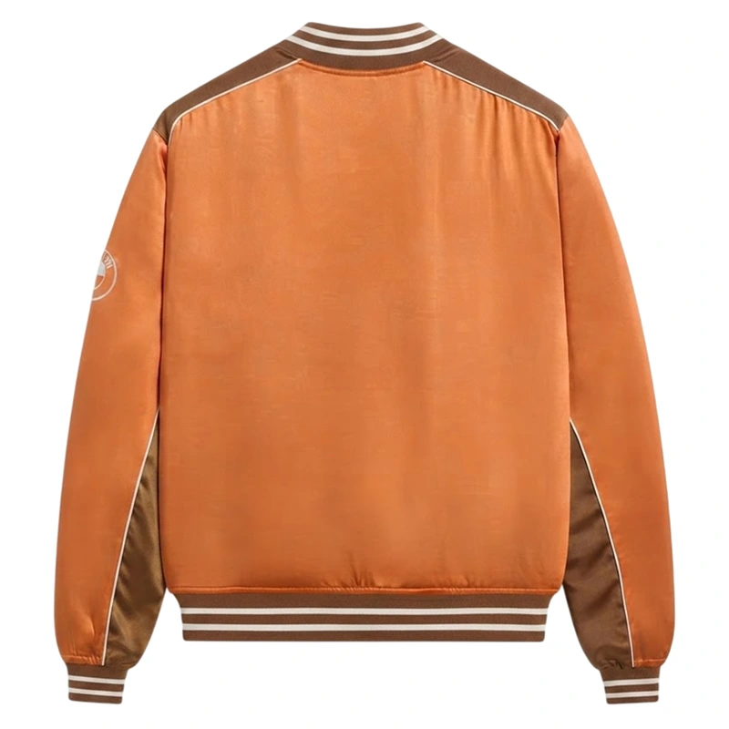 Kith BMW Captain Orange Varsity Jacket - Image 2