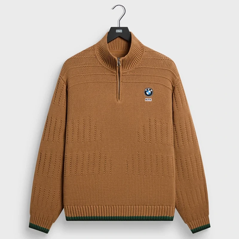 Kith x BMW Ansel Quarter Zip Sweater