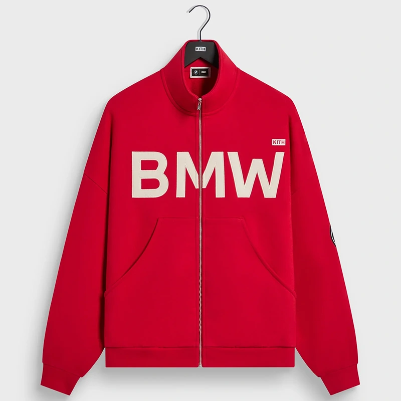 Kith x BMW Braxton Cinnabar Track Zip Jacket
