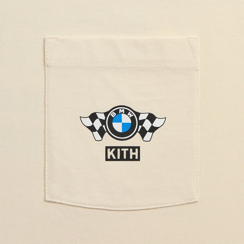 Kith x BMW M1 Schematic Sandrift Pocket Tee - Image 3