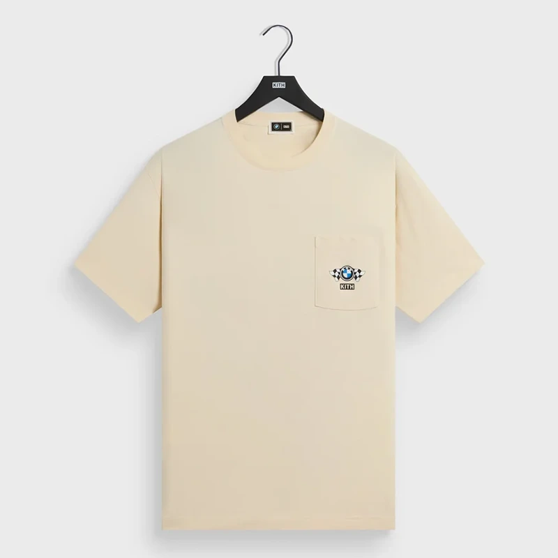 Kith x BMW M1 Schematic Sandrift Pocket Tee - Image 2