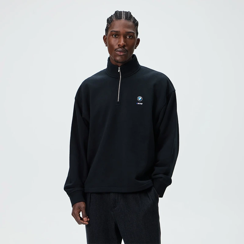 Kith x BMW Nelson Quarter Black Zip Pullover - Image 5