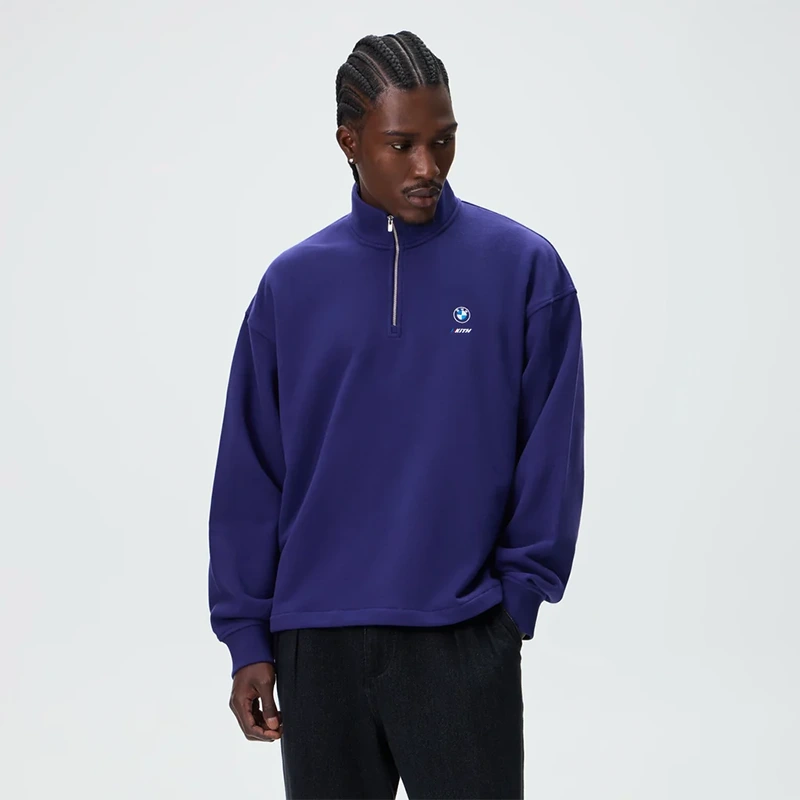 Kith x BMW Nelson Quarter Techno Violet Zip Pullover - Image 5